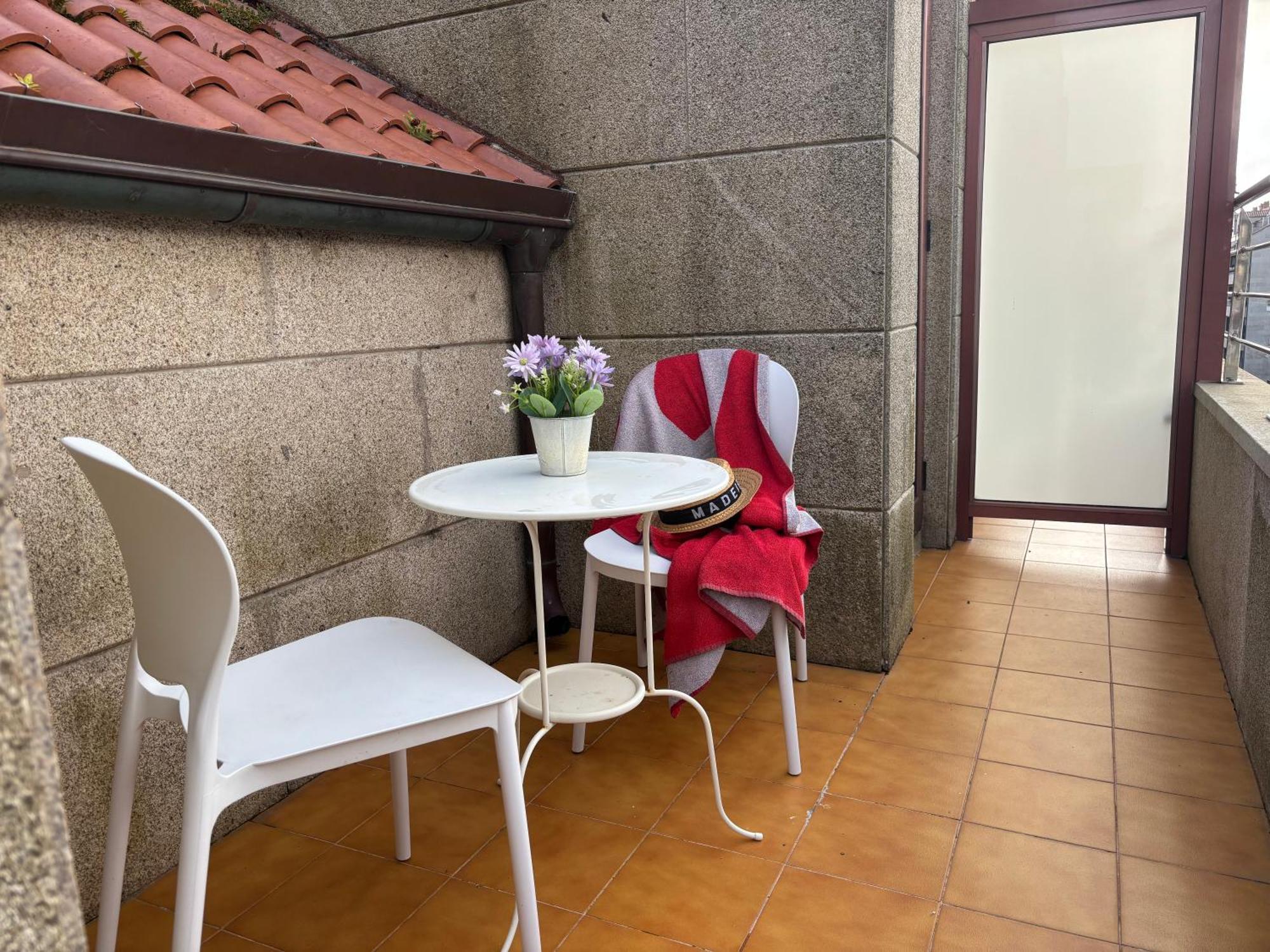 Апартаменти Desconectaengalicia Atico Terraza Playa Panadeira Саншеншо Екстер'єр фото